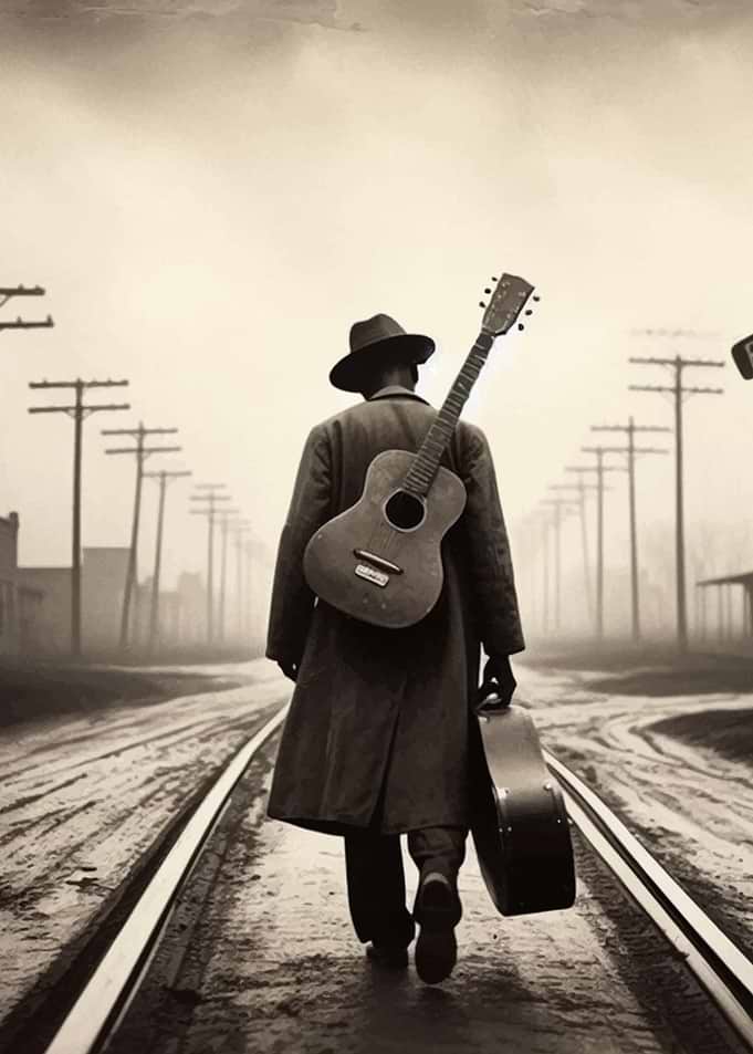 Lonely Guitarist on Tracks