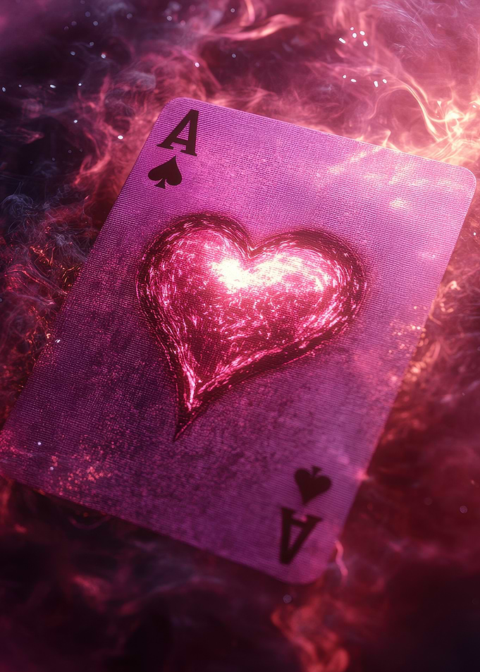Ace of Spades in Flames
