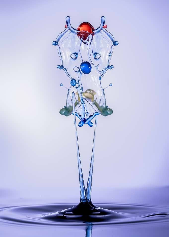 Water Drop Splash Art