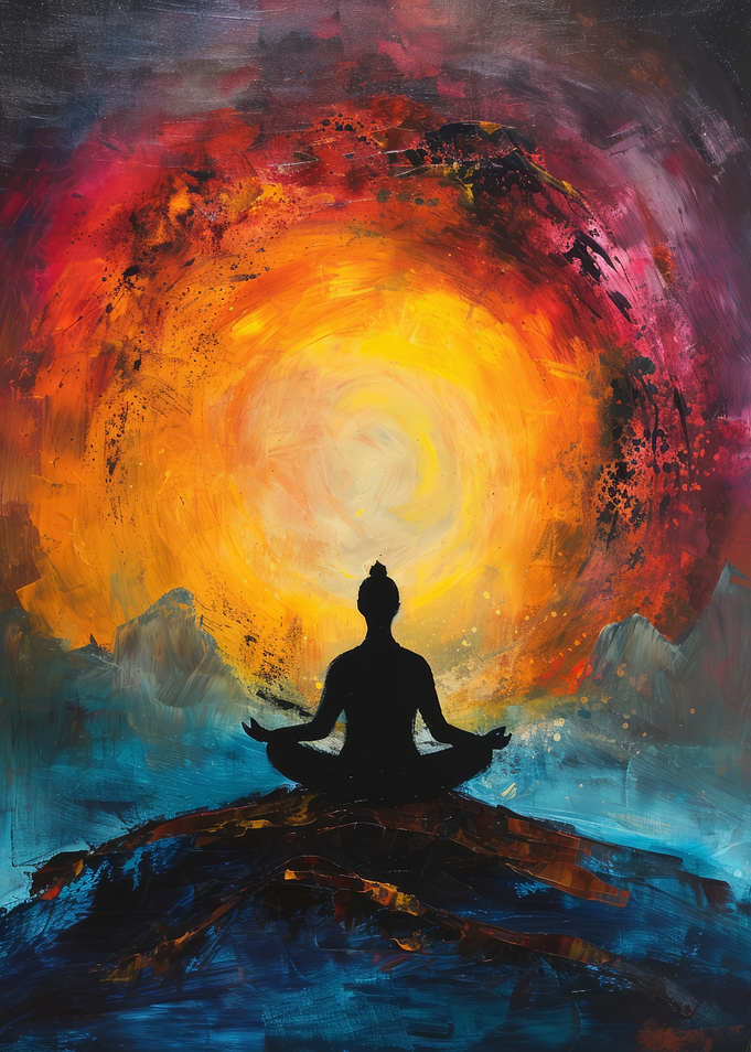 Meditation Silhouette