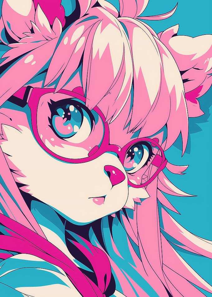 Pink-Haired Anime Girl