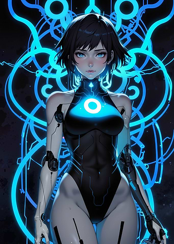 Cyberpunk Anime Girl
