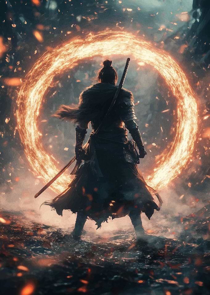 Samurai and Fire Ring