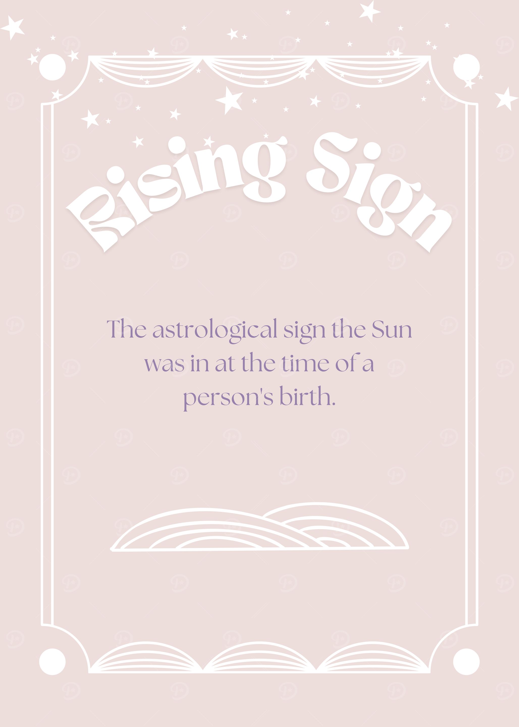 Rising Sign Astrology