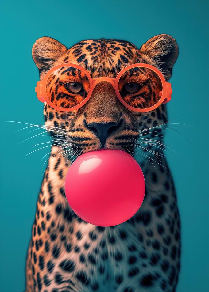Leopard Bubblegum