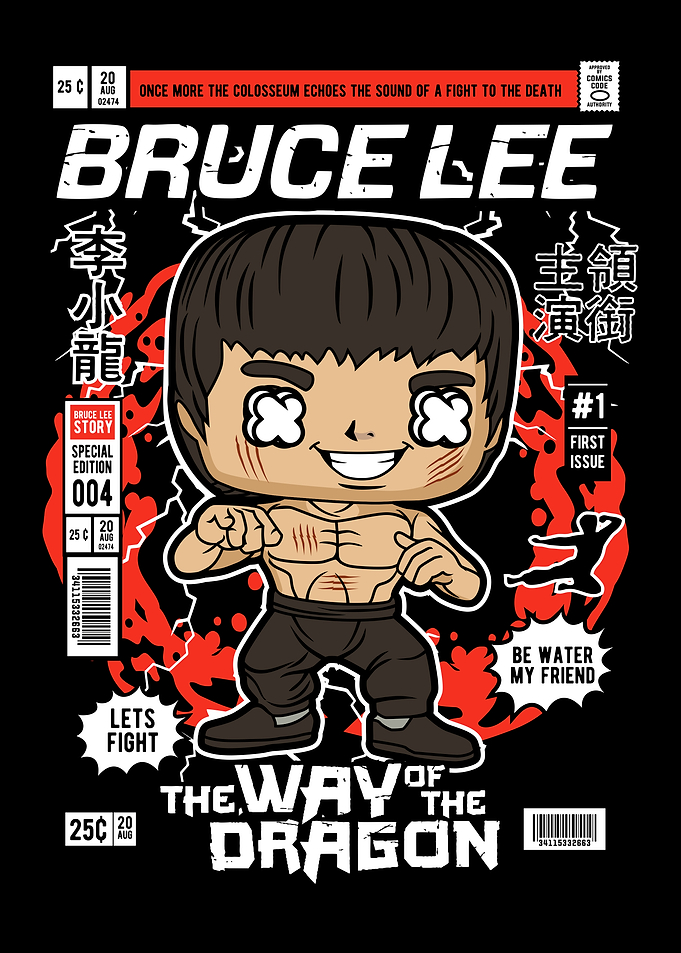 Bruce Lee Comic Cover
