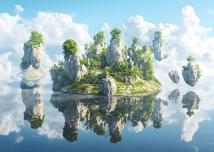 Floating Islands Landscape