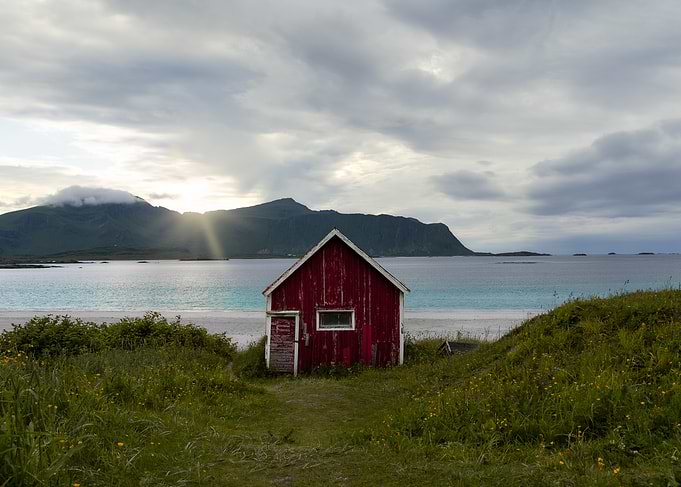 Ramberg beach in Lofoten