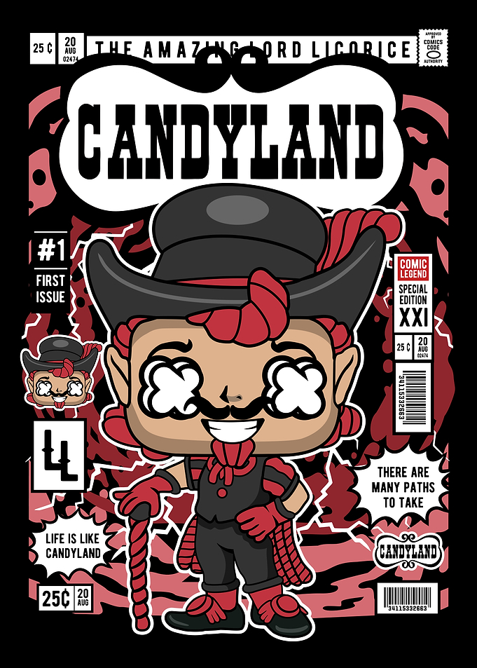 Candyland Comic Cover