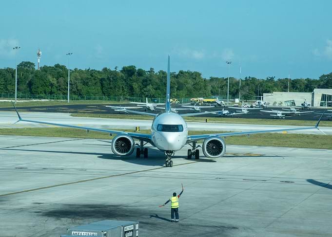 Airplane on Runway