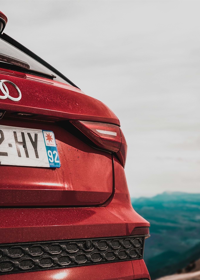 RS3 Audi Rear View