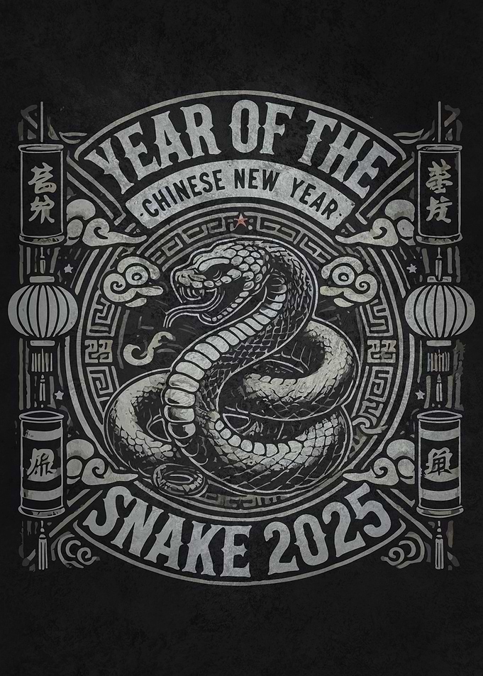 2025 Year of the Snake - Chinese New Year
