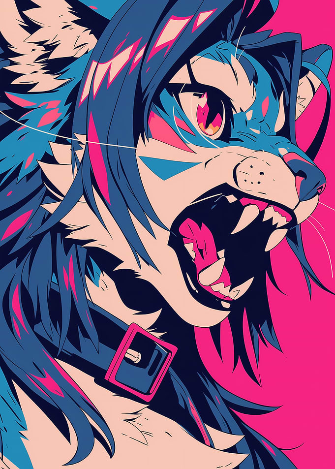 Furry Art Print
