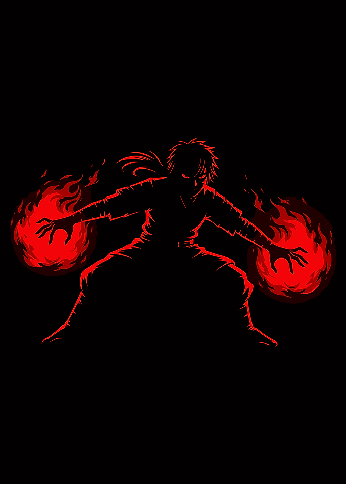 Fire Mage Silhouette