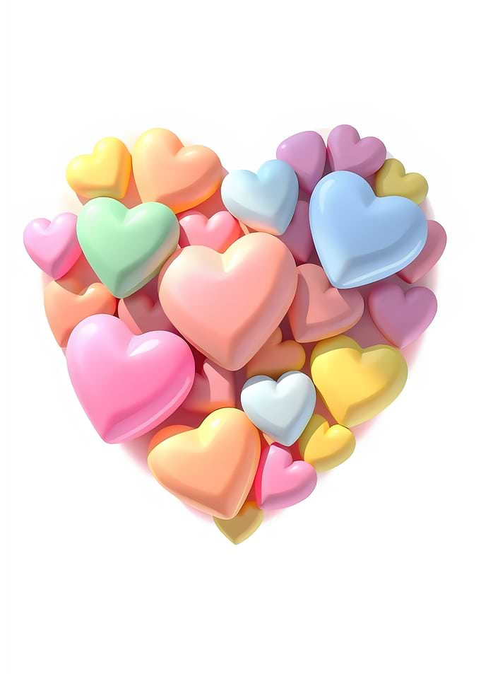 Pastel Heart Collection