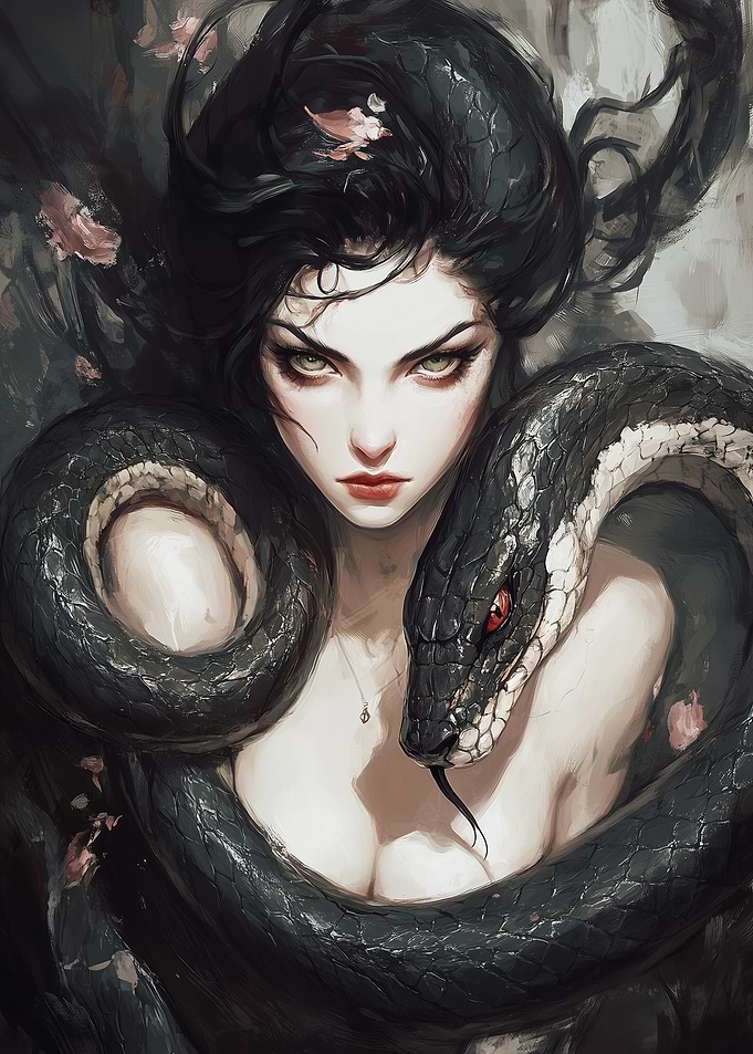 Woman and Snake