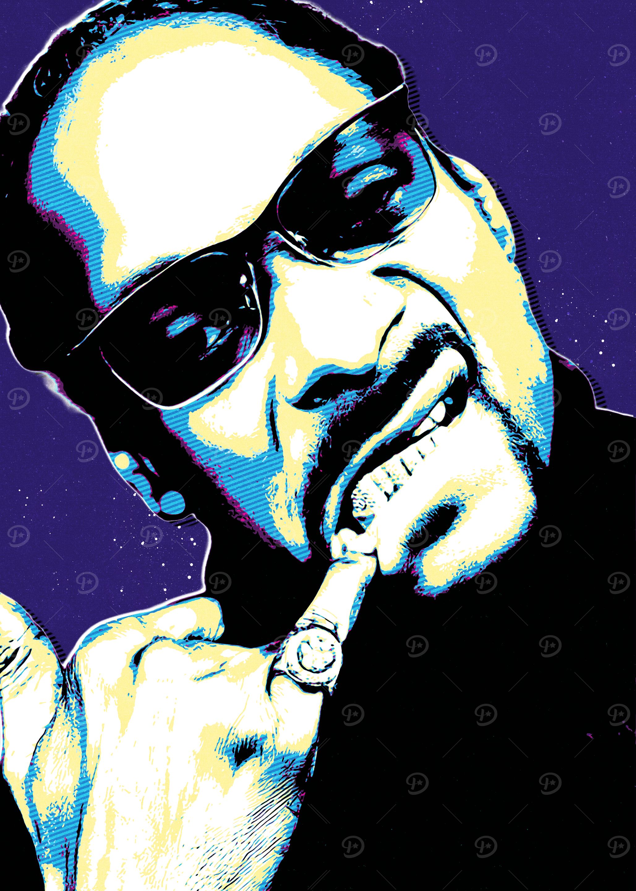 Snoop Dogg Pop Art Portrait
