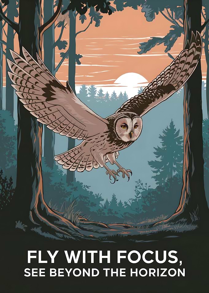 Owl in Flight