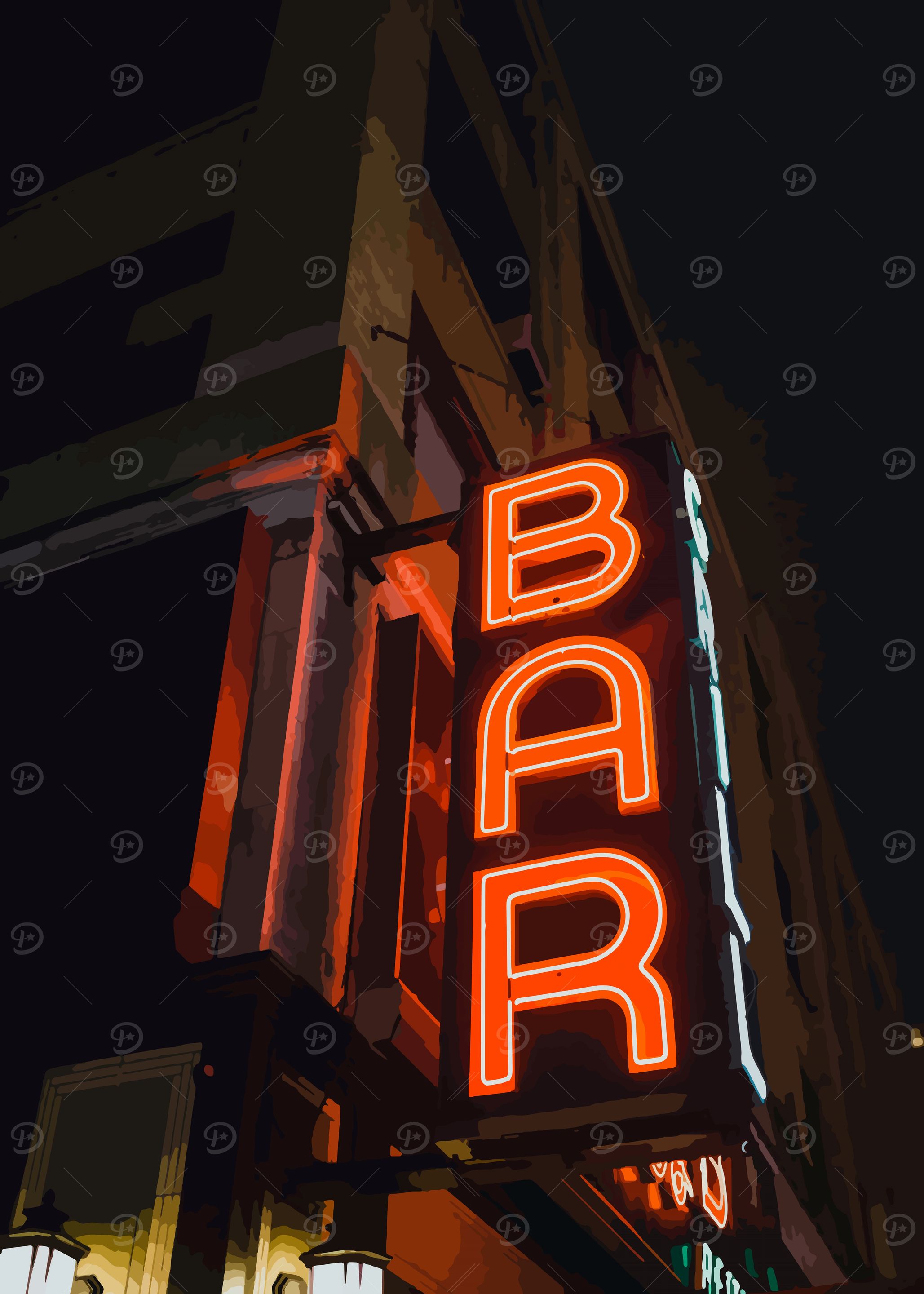 Neon Bar Sign
