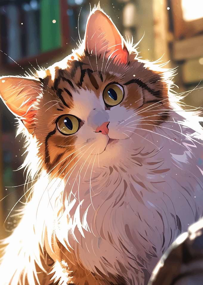 Cute Cat Portrait