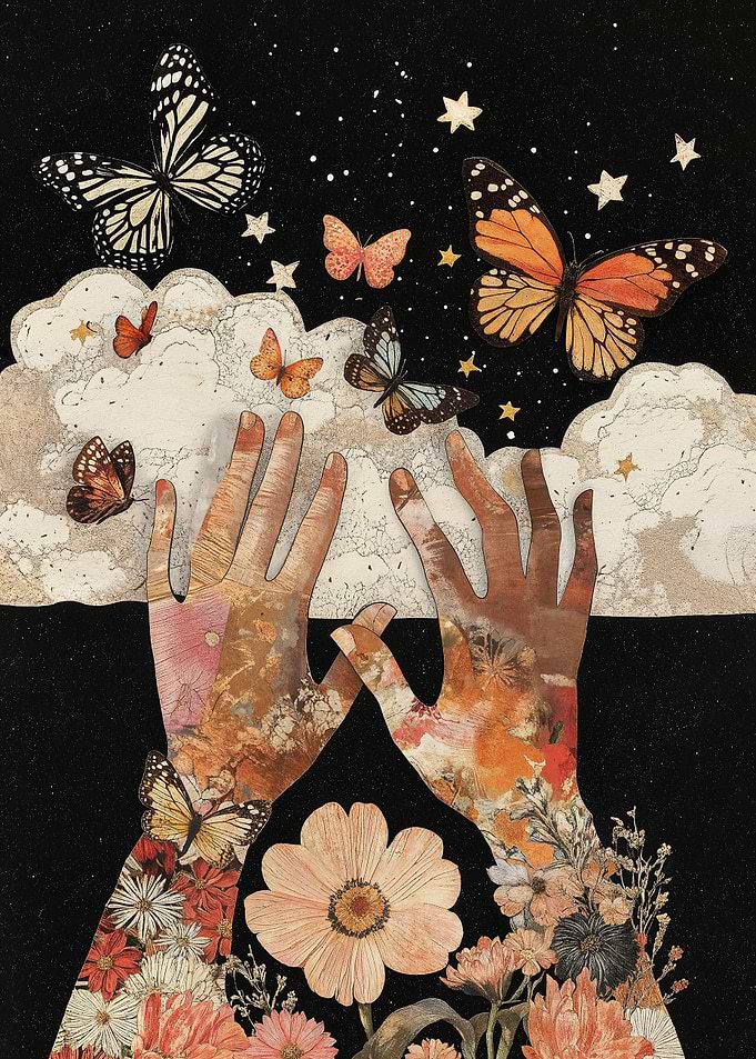 Butterflies and Hands