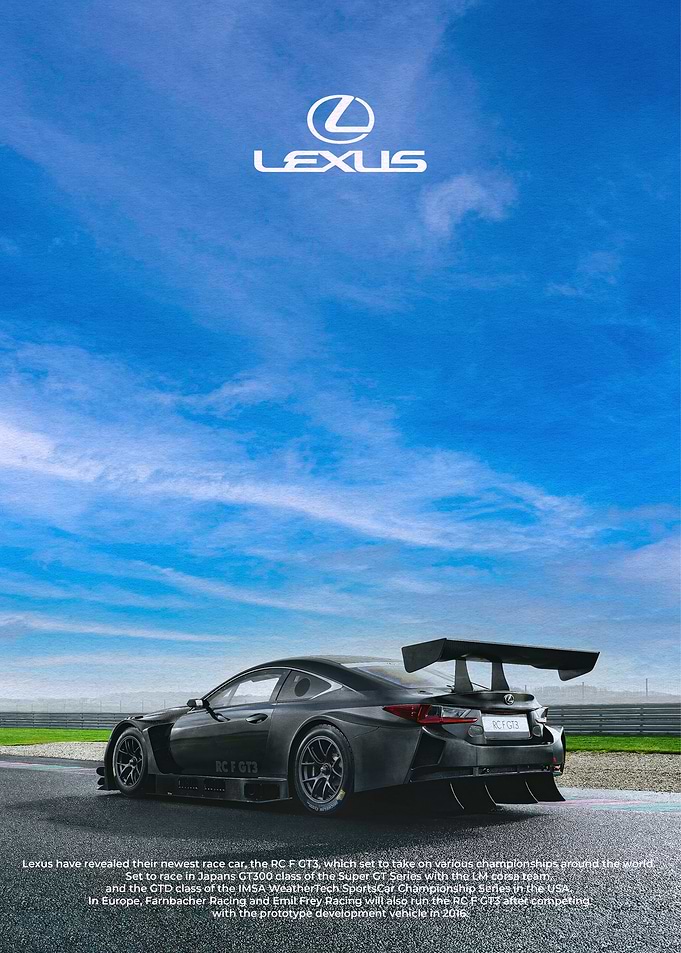 Lexus RC F GT3 Race Car