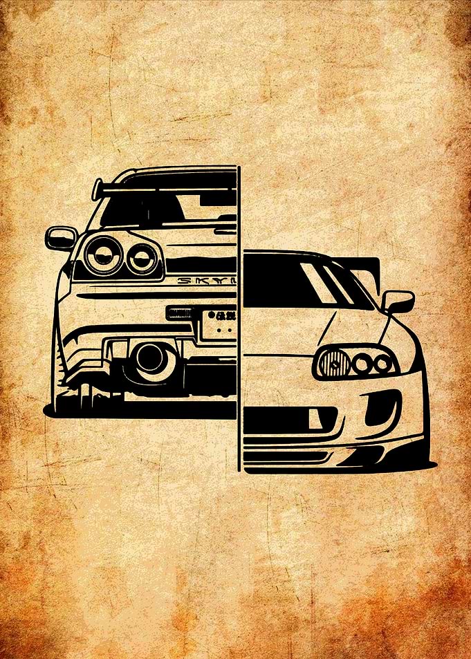 Nissan Skyline & Toyota Supra