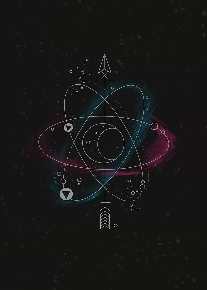 Atomic Symbol with Arrows