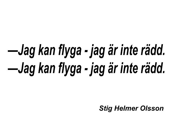 Swedish Quote Print