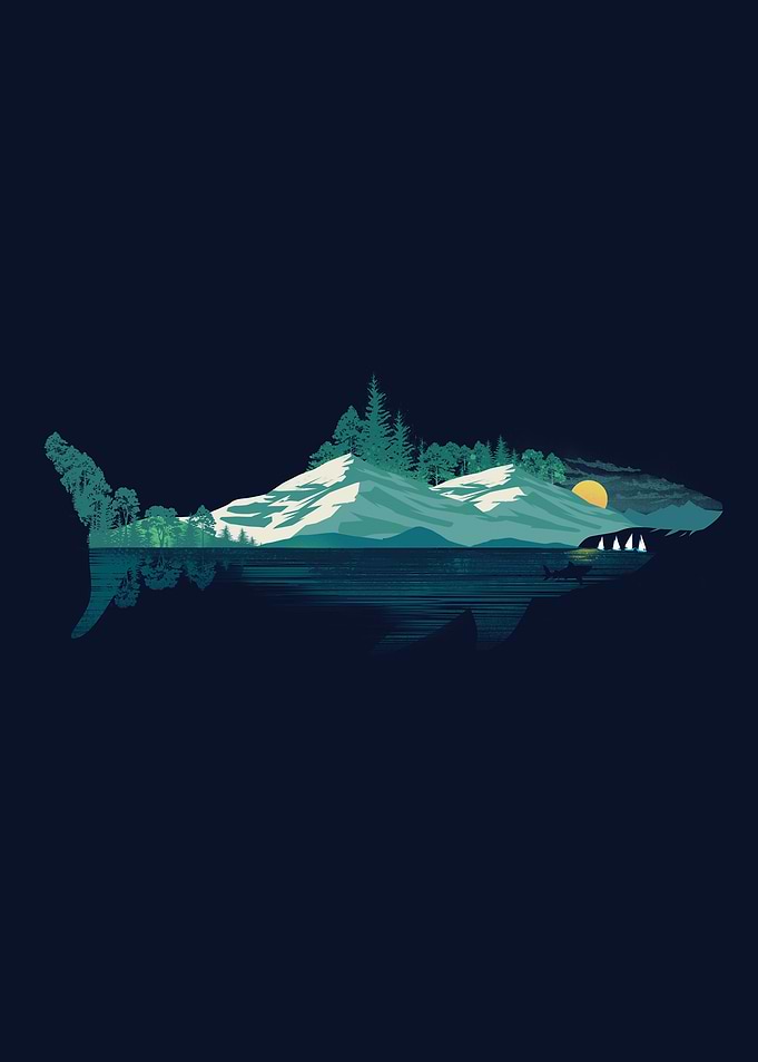 Shark Mountain Landscape
