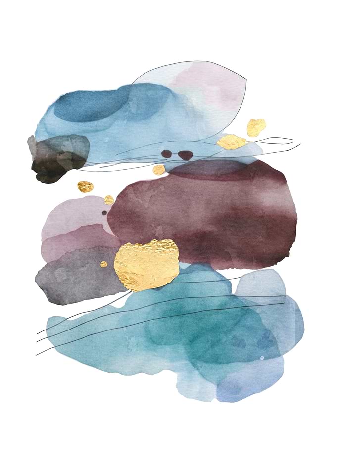 Abstract Watercolor Art
