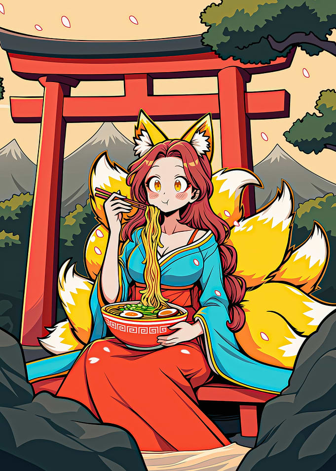 Kitsune Ramen Girl