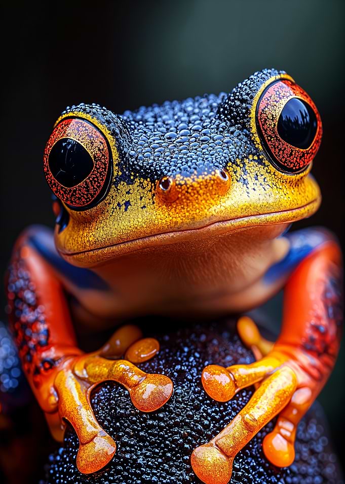 Red-Eyed Tree Frog Close-Up