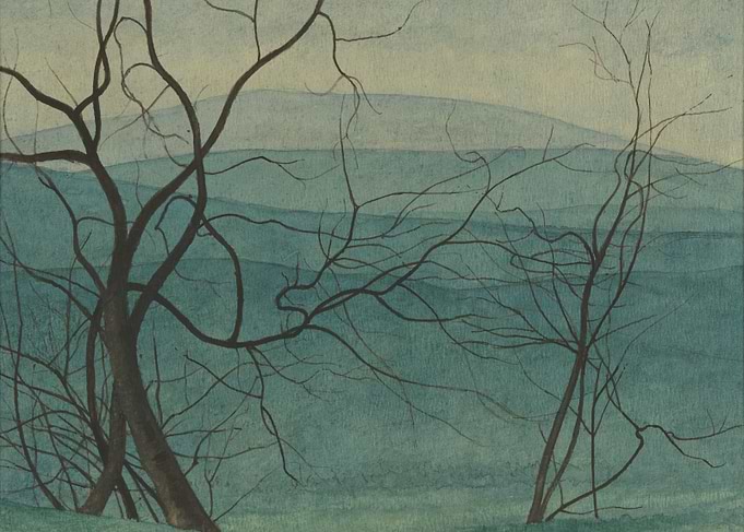 Bare Trees Landscape