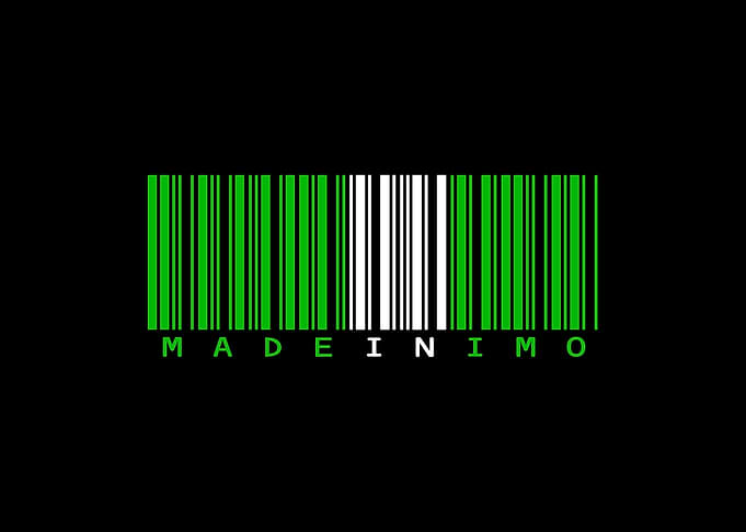 Made In Imo Barcode Design