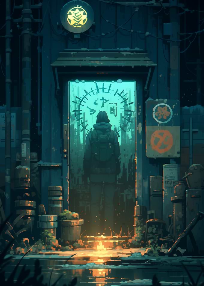 Cyberpunk Alleyway