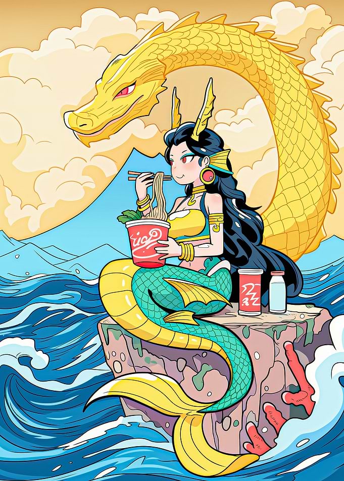 Mermaid Dragon Noodles