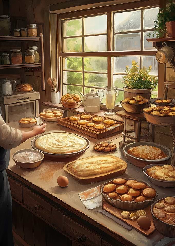 Bakery Kitchen Scene