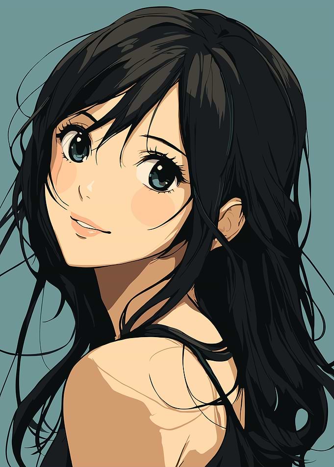 Anime Girl Portrait