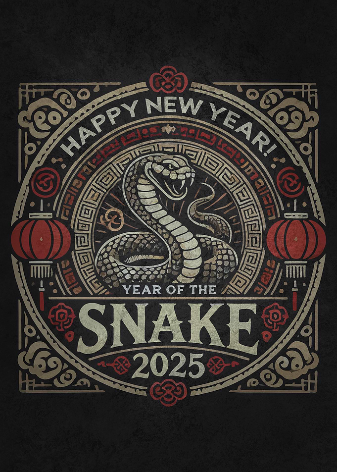 Year of the Snake 2025 - Chinese New Year
