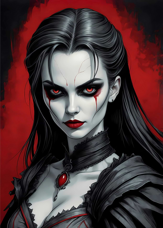 gothic Vampire Woman