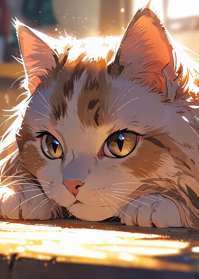 Cute Cat Portrait