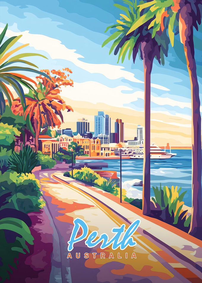 Perth, Australia Cityscape