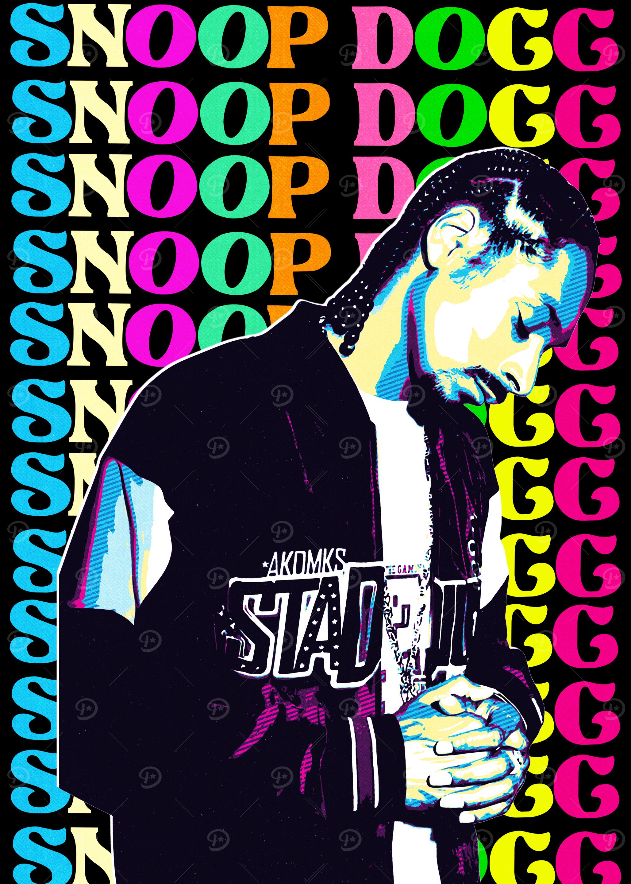 Snoop Dogg Pop Art Portrait