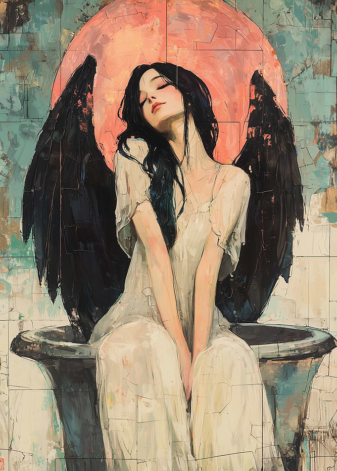 Angel Black Wings