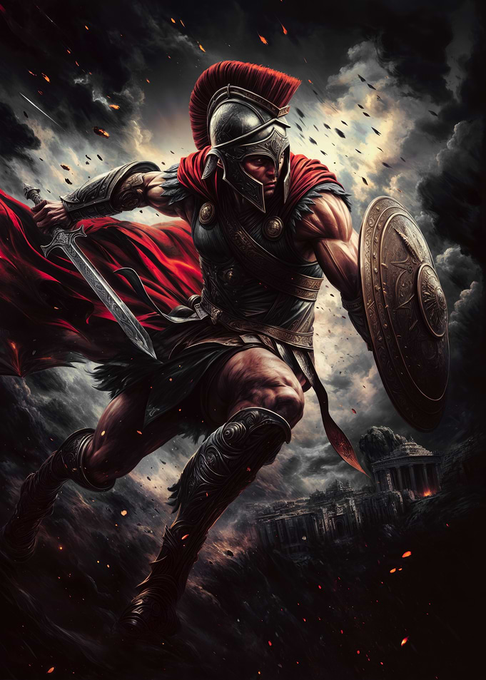 Spartan Warrior Attack