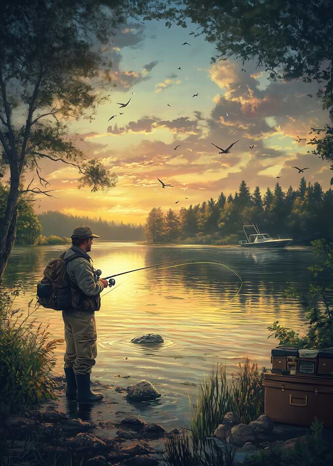 Sunset Fishing