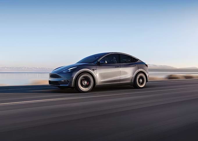 Tesla Model Y Driving