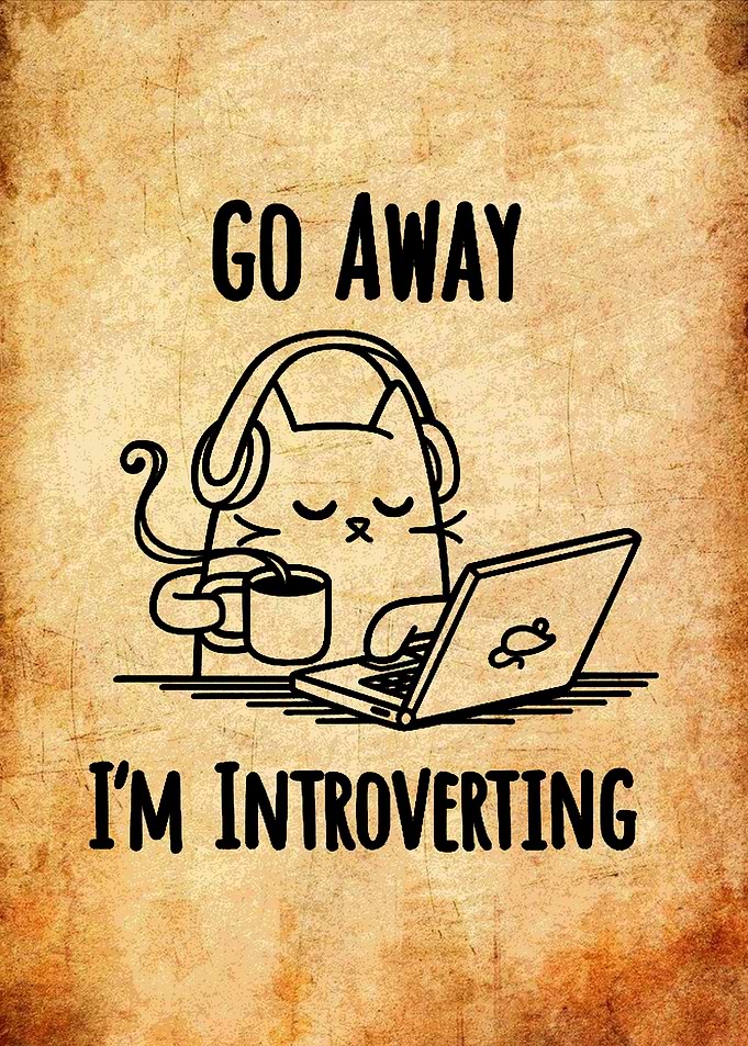 Cat Introvert Meme