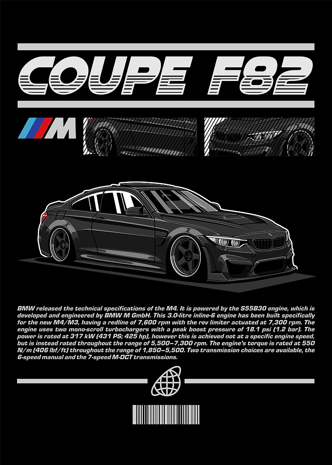 BMW M4 Coupe F82 Black